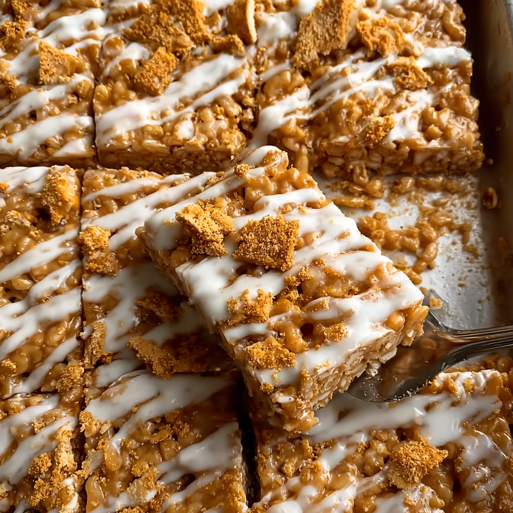 Biscoff Krispie Treats | Buttery Cookie Butter & Marshmallow Bliss Bar
